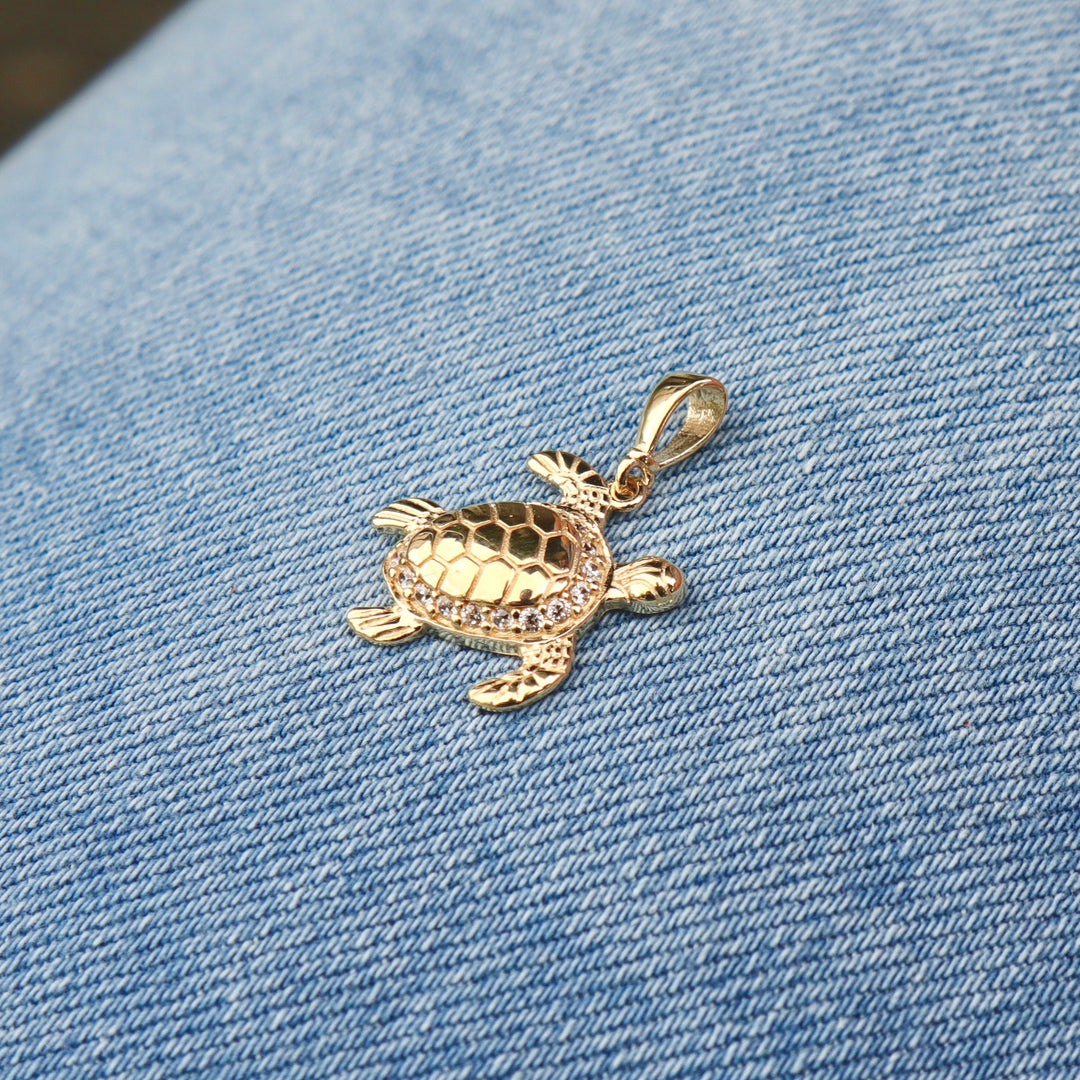 Pendentif Tortue en or 10K