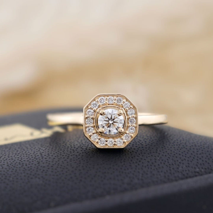 Mathieu Blanchard Bagues Bague Art Deco en or 18K et diamants