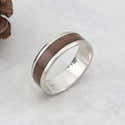 Alliances Couple Ajustables Fil Rouge En Argent Sterling S925 - Bagues De Promesse, Mariage, Saint-Valentin - 5