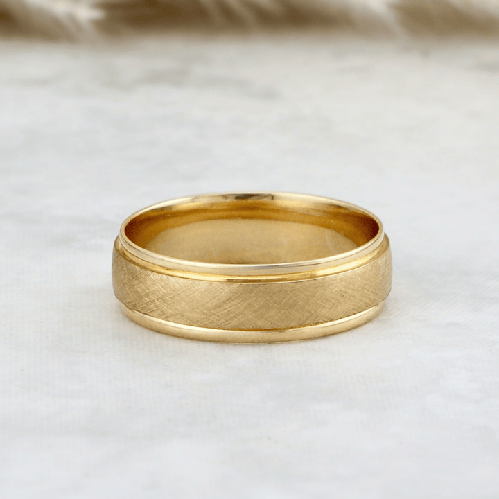 Mathieu Blanchard Bagues Bague jonc Florentine en or 10K