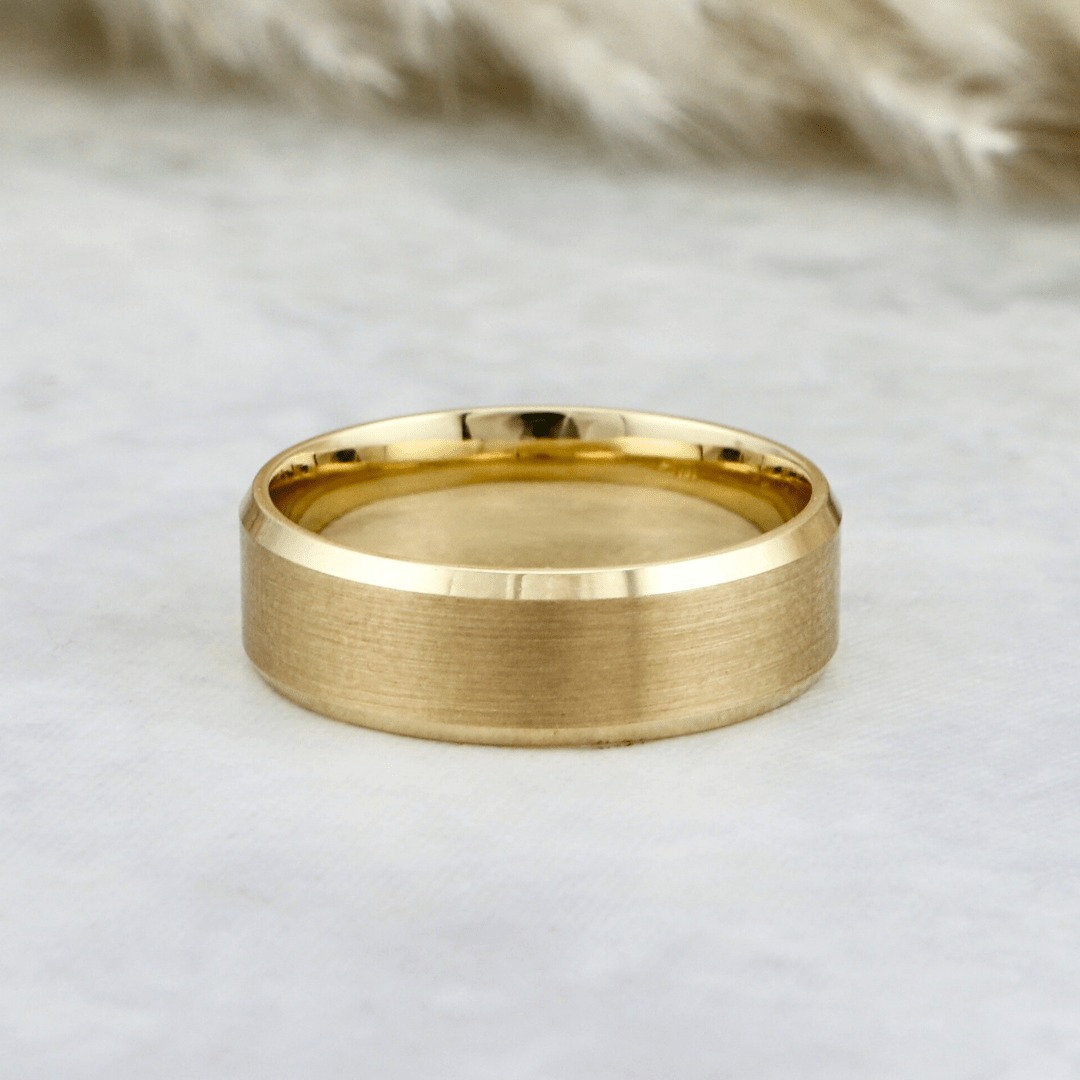 SOXEMAN Bague Mariage Tungstène Homme 8mm - Anneau Classique Luxe Fiançailles