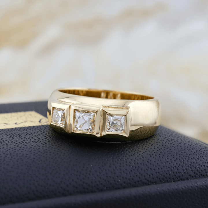 Mathieu Blanchard Bagues Bague Princesse en or 14K - 18K ou platine et diamants