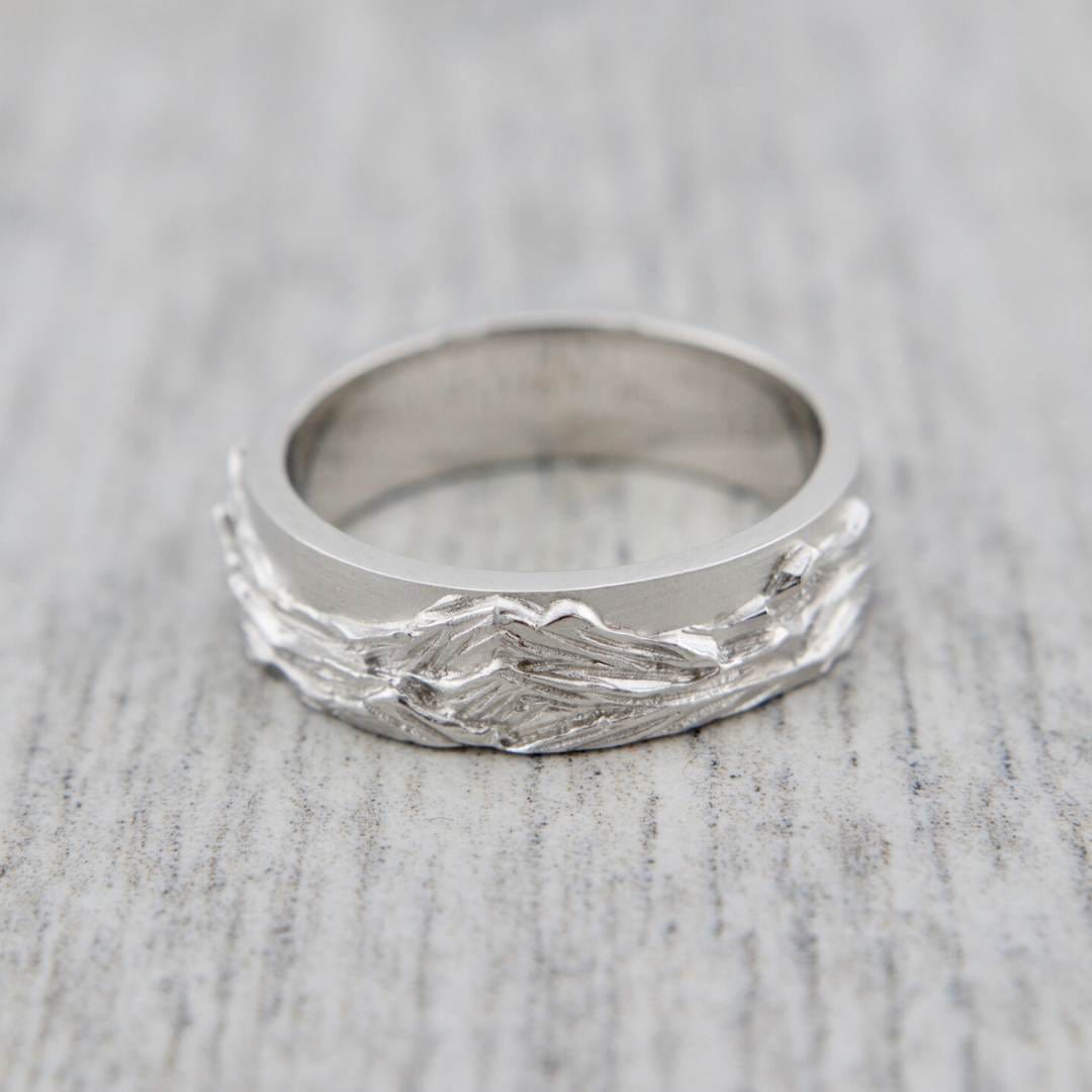 Mathieu Blanchard Bagues Bague Rocheuses canadiennes en argent sterling