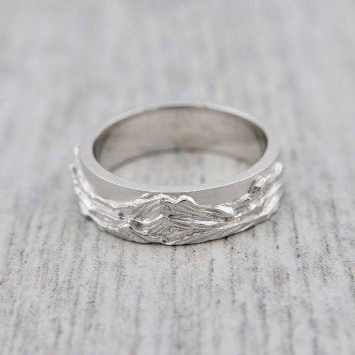 Mathieu Blanchard Bagues Bague Rocheuses canadiennes en argent sterling