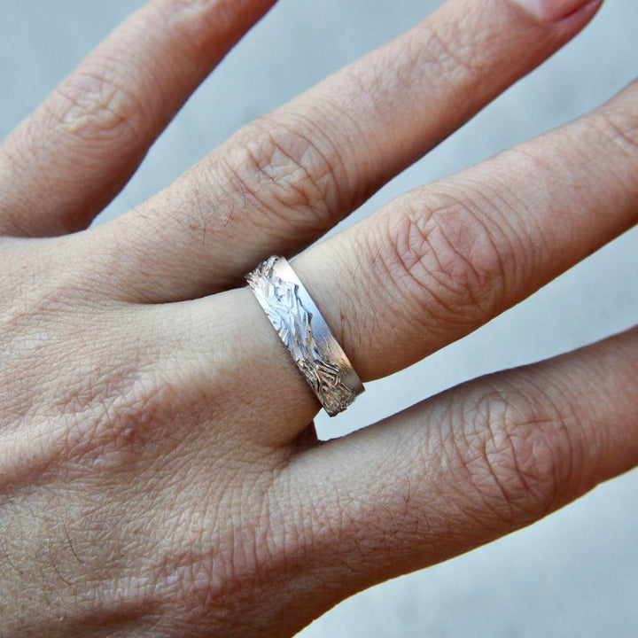 Mathieu Blanchard Bagues Bague Rocheuses canadiennes en argent sterling
