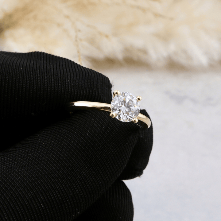 Mathieu Blanchard Bagues Bague solitaire Classique en or 14K - 18K et diamant 0,5 - 1 ct