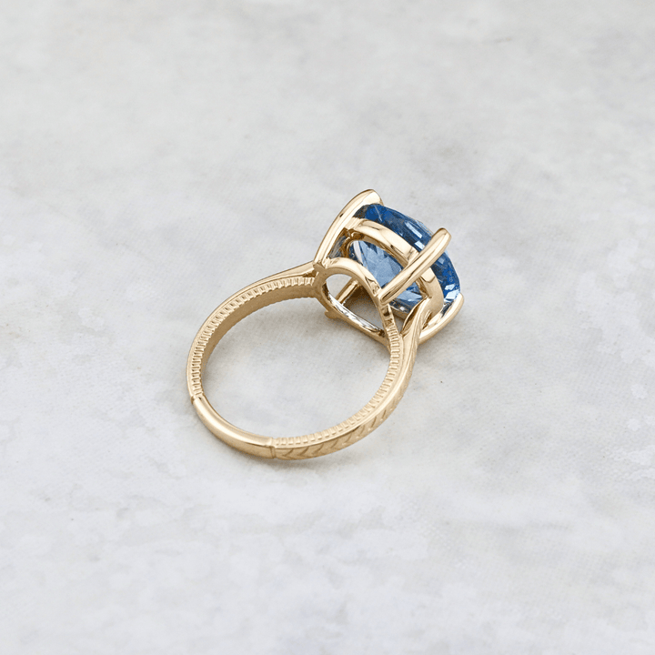 Mathieu Blanchard Bagues Bague Solitaire en or 14K - 18K ou platine et saphir