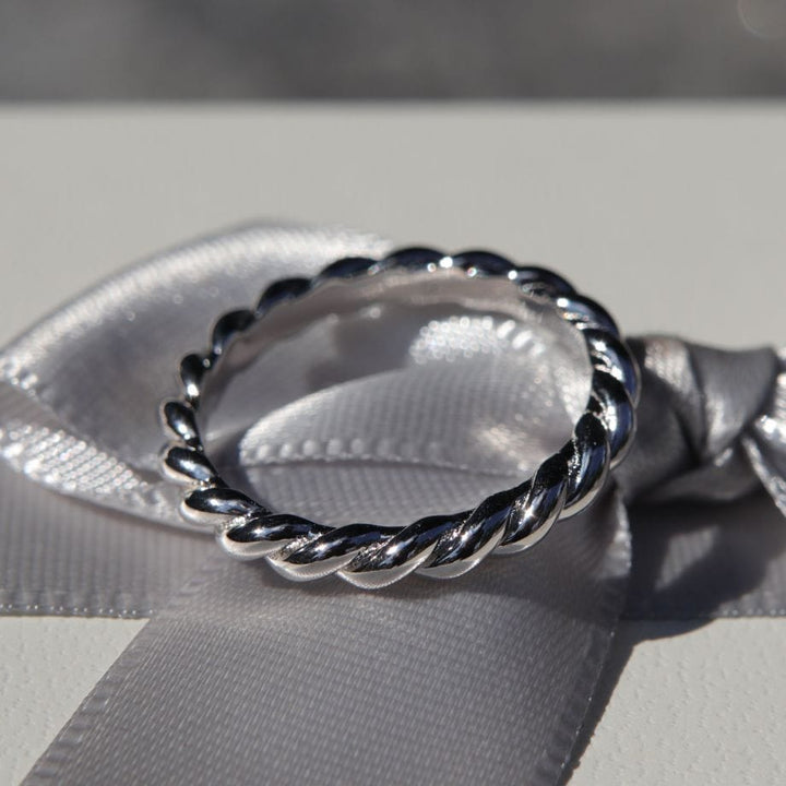 Mathieu Blanchard Bagues Bague Torsade en argent sterling