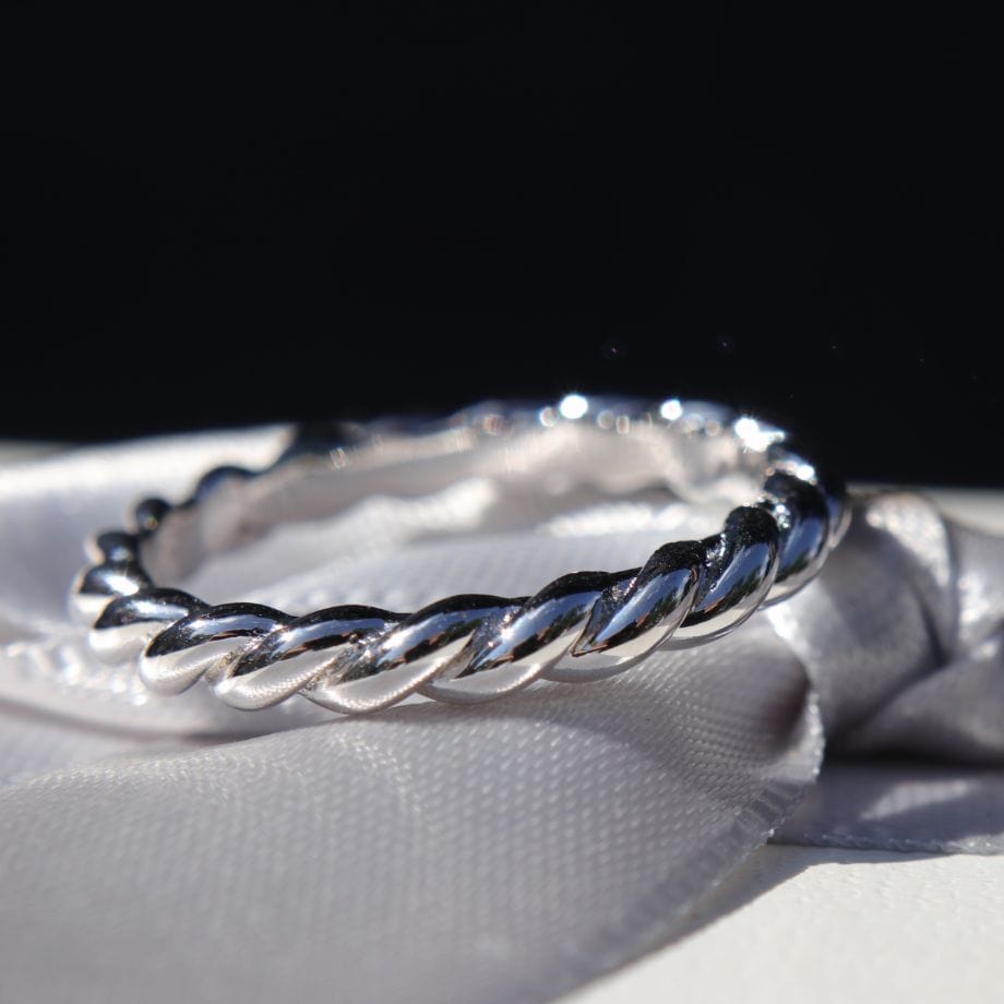 Mathieu Blanchard Bagues Bague Torsade en argent sterling