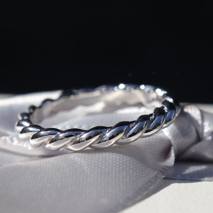 Mathieu Blanchard Bagues Bague Torsade en argent sterling