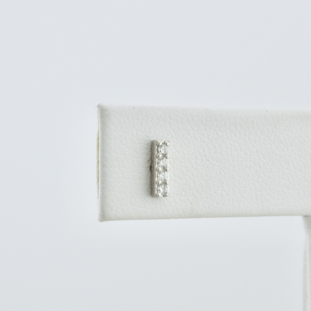 Mathieu Blanchard Boucles d'oreilles Boucles d'oreilles Barre en argent sterling