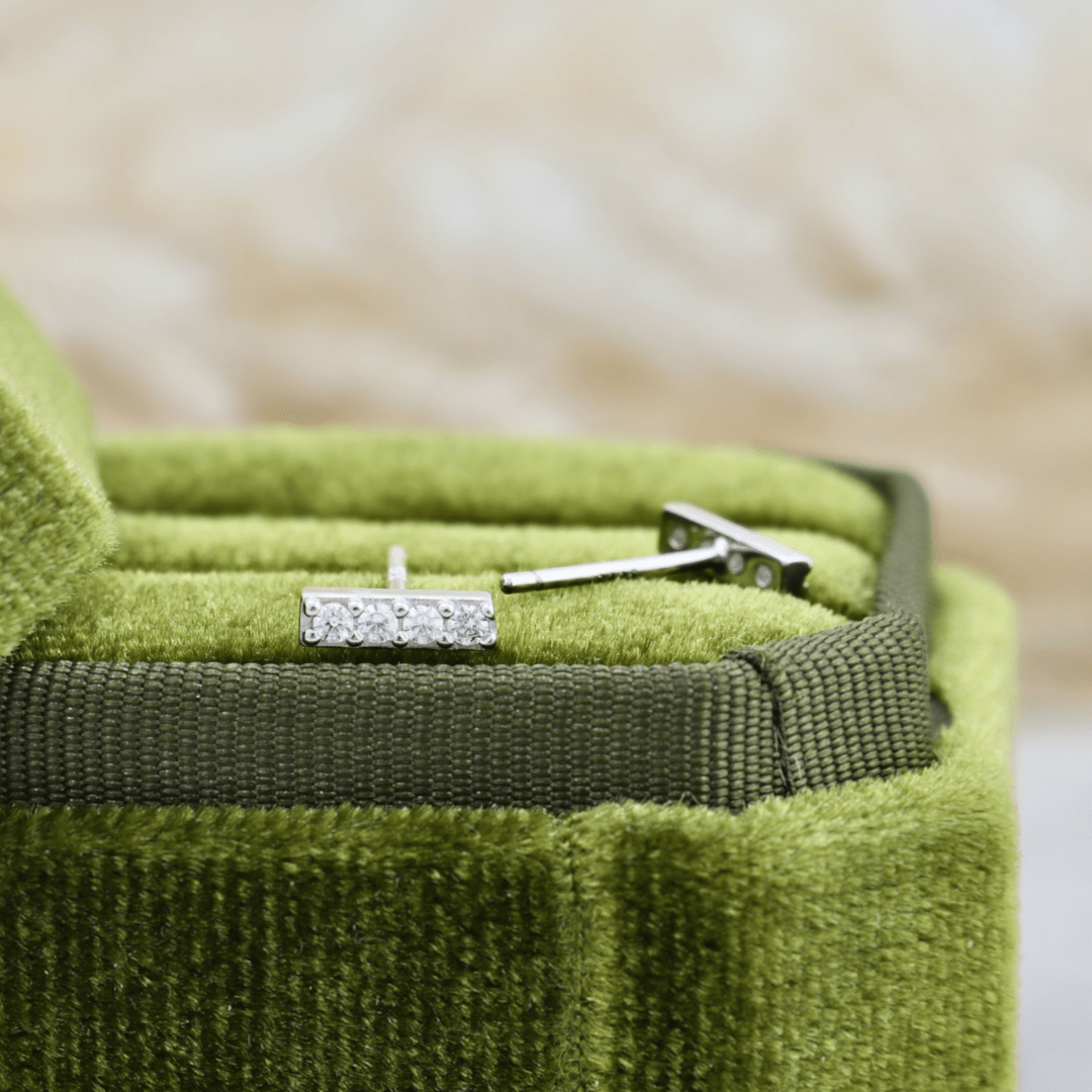 Mathieu Blanchard Boucles d'oreilles Boucles d'oreilles Barre en argent sterling