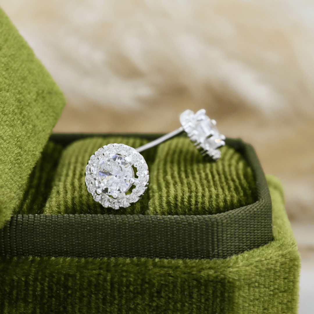 Mathieu Blanchard Boucles d'oreilles Boucles d'oreilles Halo en argent sterling