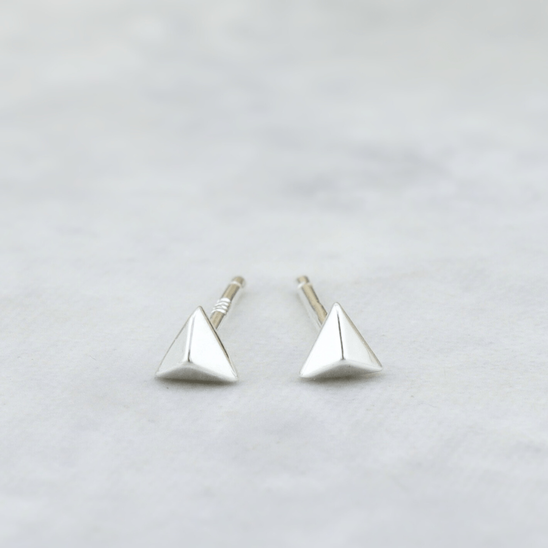 Mathieu Blanchard Boucles d'oreilles Boucles d'oreilles Mini Pyramides en argent sterling