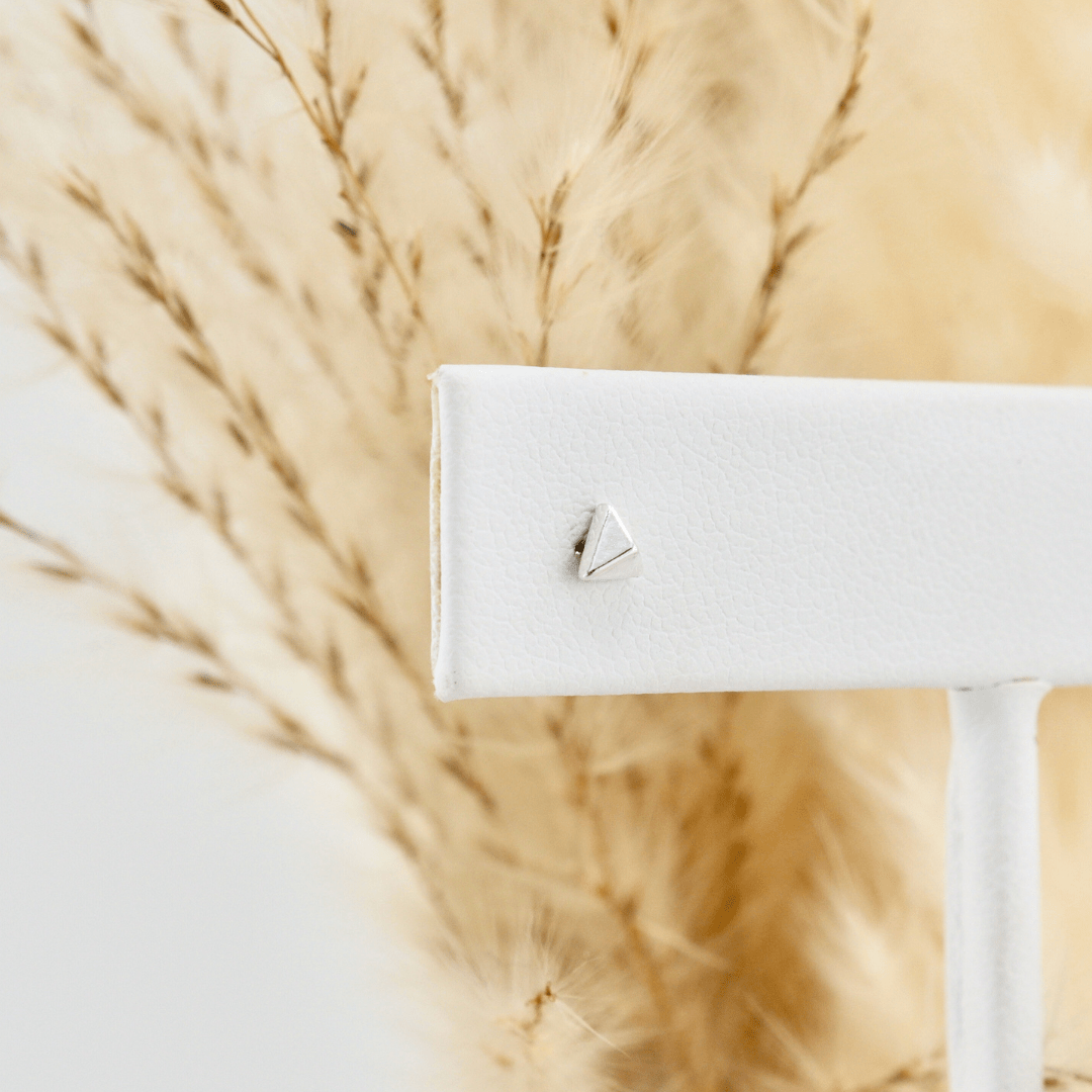 Mathieu Blanchard Boucles d'oreilles Boucles d'oreilles Mini Pyramides en argent sterling