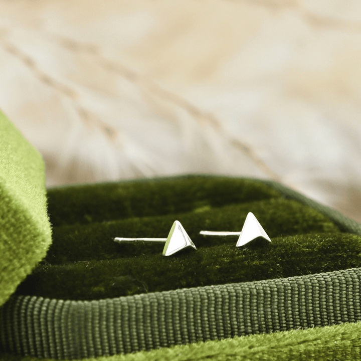 Mathieu Blanchard Boucles d'oreilles Boucles d'oreilles Mini Pyramides en argent sterling