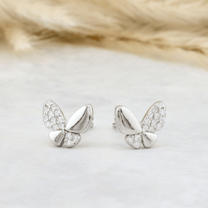 Mathieu Blanchard Boucles d'oreilles Boucles d'oreilles Papillons en argent sterling
