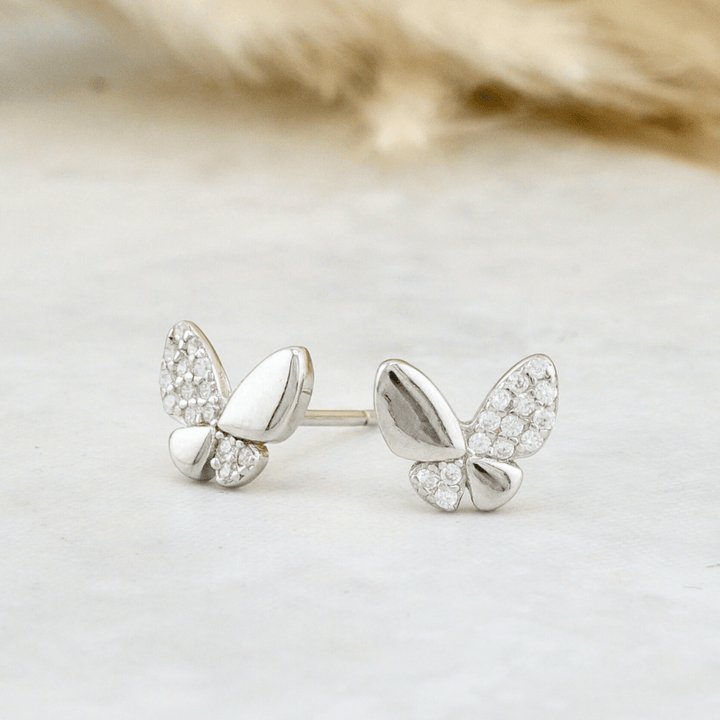 Mathieu Blanchard Boucles d'oreilles Boucles d'oreilles Papillons en argent sterling