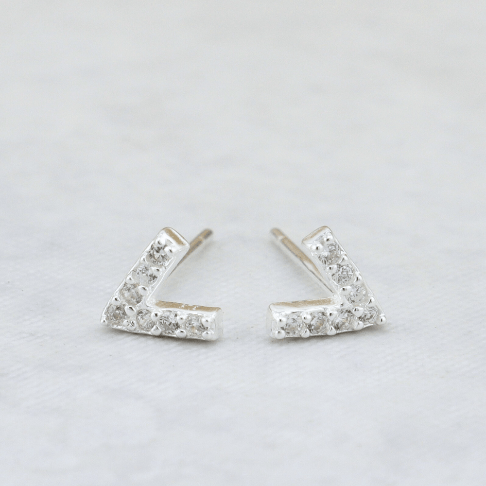 Mathieu Blanchard Boucles d'oreilles Boucles d'oreilles V en argent sterling