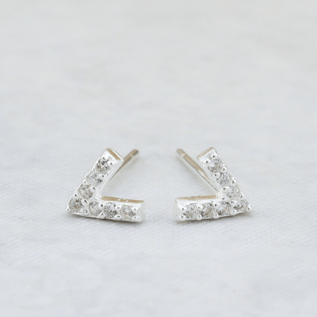 Mathieu Blanchard Boucles d'oreilles Boucles d'oreilles V en argent sterling