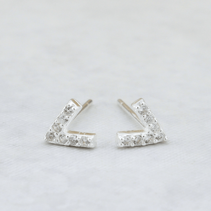 Mathieu Blanchard Boucles d'oreilles Boucles d'oreilles V en argent sterling