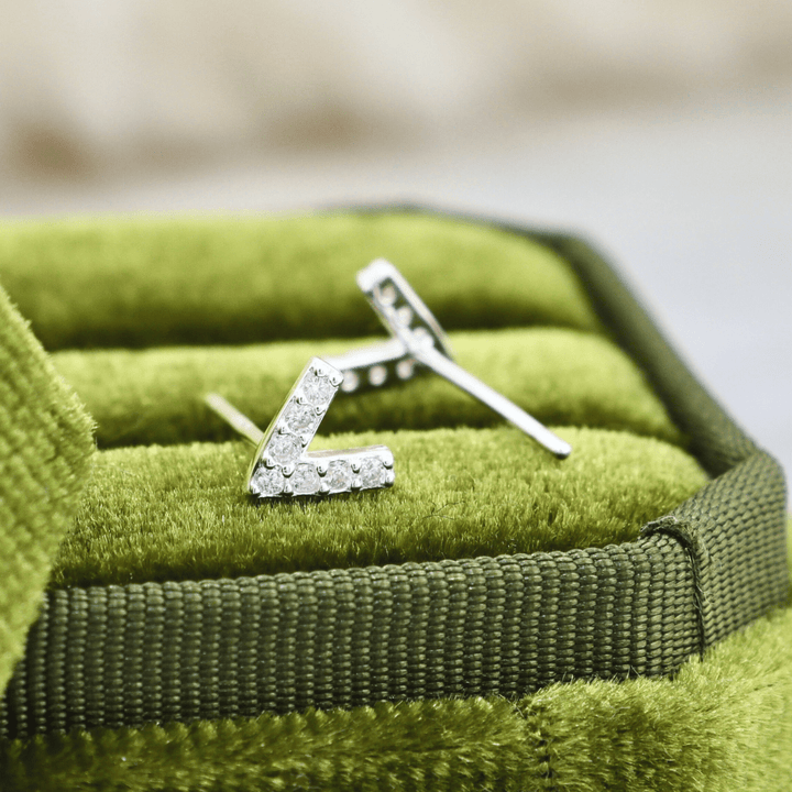 Mathieu Blanchard Boucles d'oreilles Boucles d'oreilles V en argent sterling