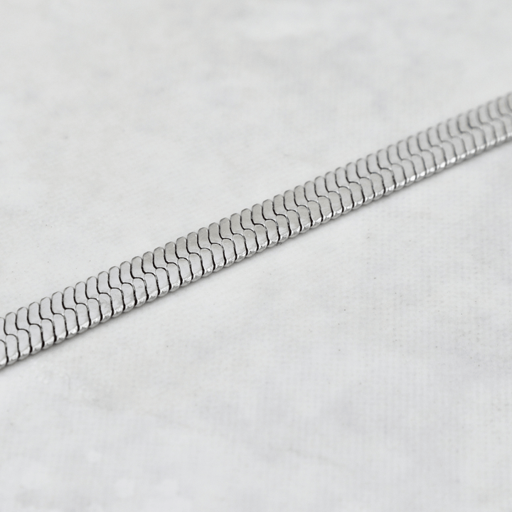 Mathieu Blanchard Bracelets de cheville Bracelet de cheville maille Anglaise en acier