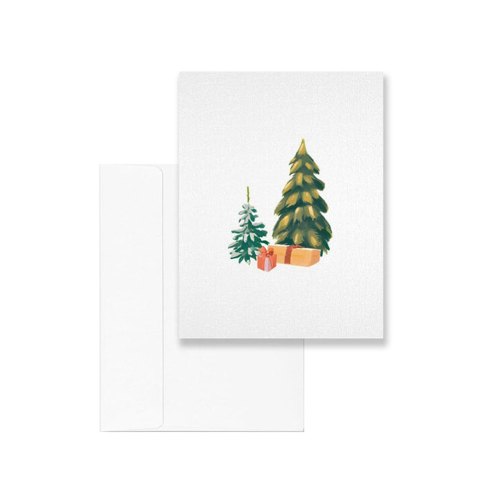 Mathieu Blanchard Carte de souhaits Cadeaux sous la Neige