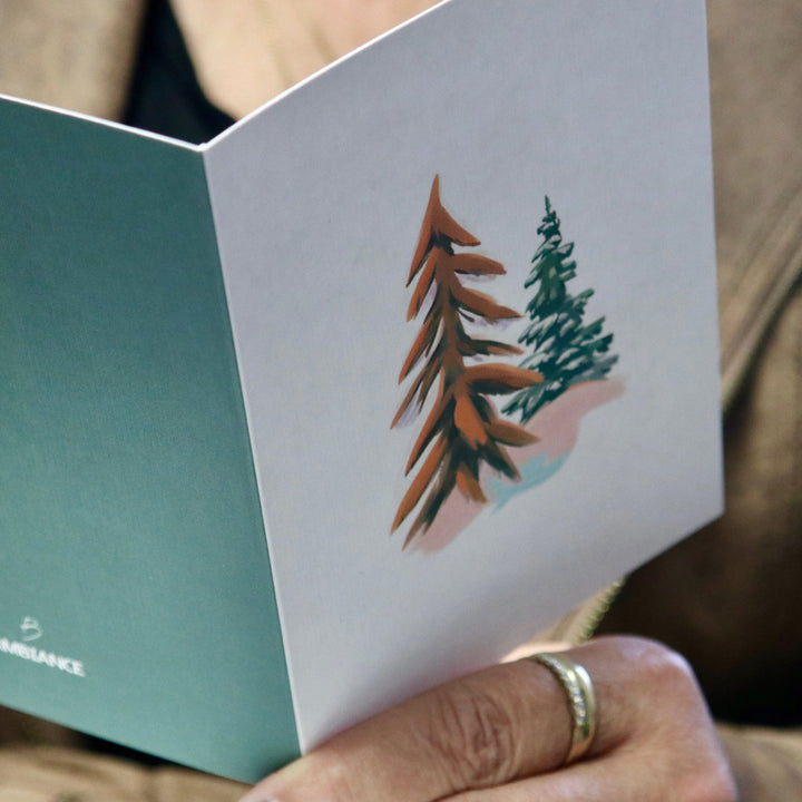 Mathieu Blanchard Carte de souhaits Magie hivernale