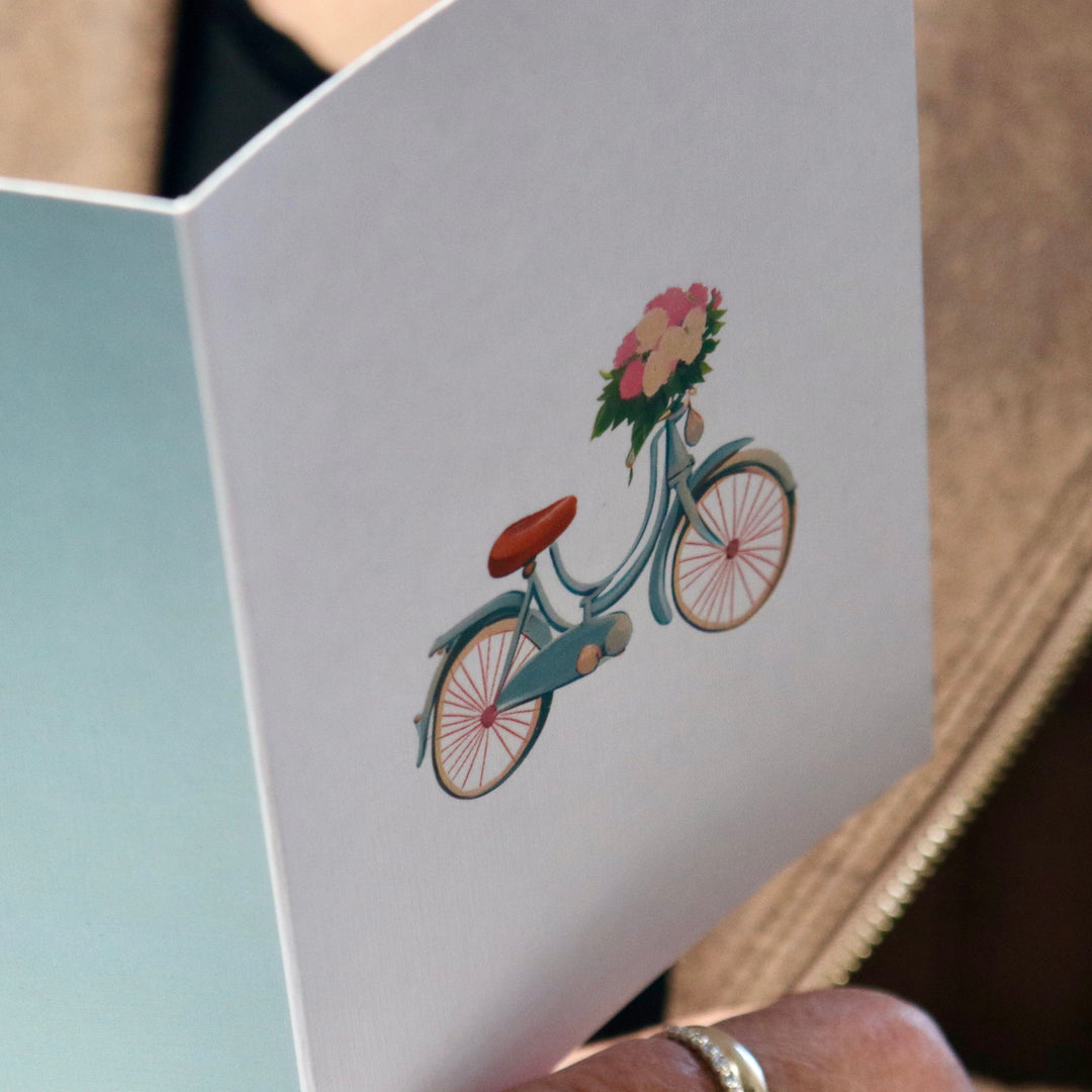 Mathieu Blanchard Carte de souhaits Vélo