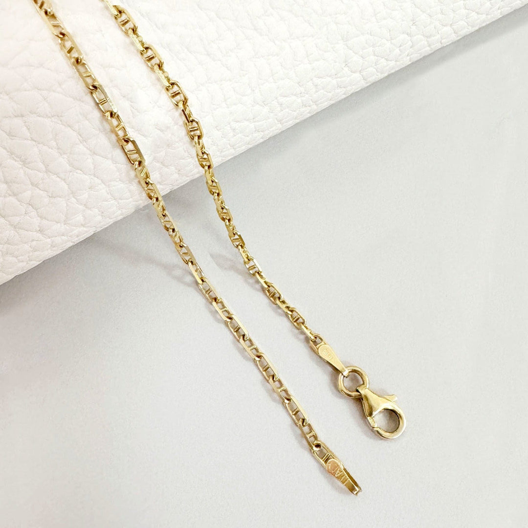 - Colliers Chaîne Forçat Marine en or 10K