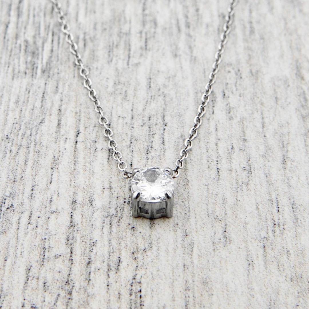 Mathieu Blanchard Pendants Argent Collier Classique en acier