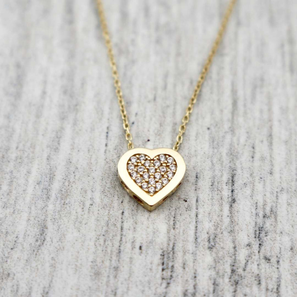 - Colliers Collier Coeur en or 10K