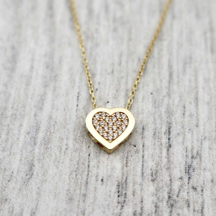- Colliers Collier Coeur en or 10K
