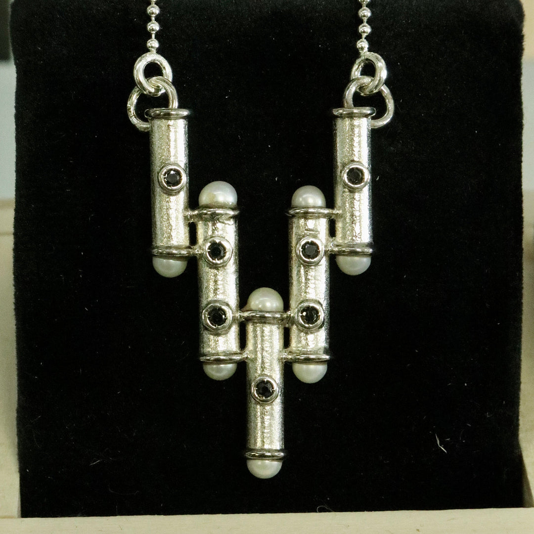 Soëli Sieper Colliers 17 pouces / Argent sterling Collier Conquête en argent sterling et perles