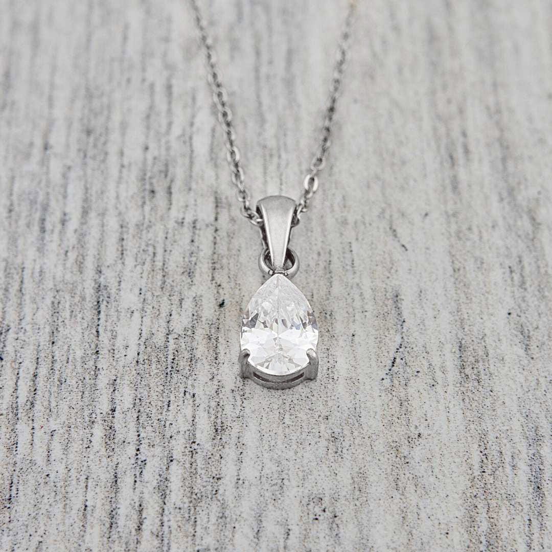 Mathieu Blanchard Pendants Argent Collier Goutte en acier