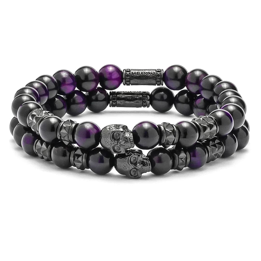 SkeletonHD Bracelets Duo de bracelets Dark Purple