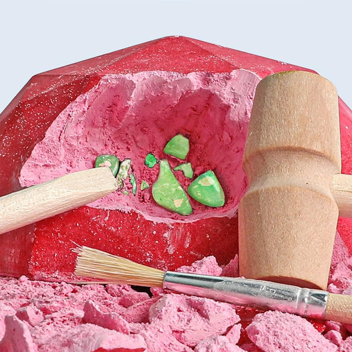 - Ensemble découverte de creusement de pierres Diamant rose