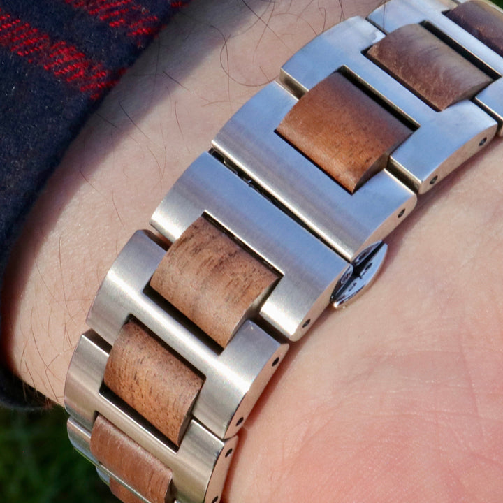 Mathieu Blanchard Montres Noyer Montre Graham en bois de noyer