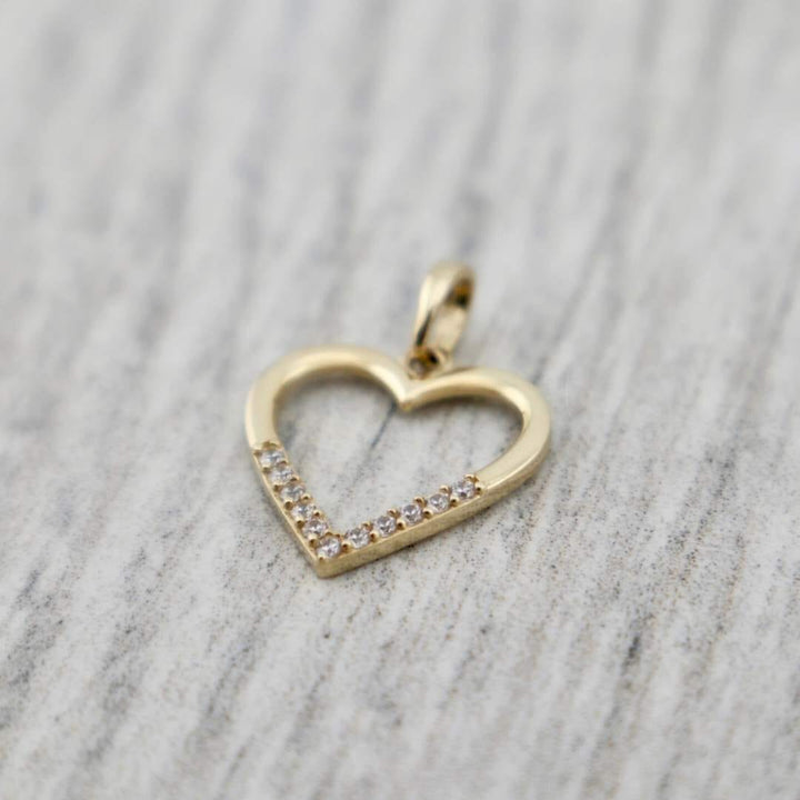 - Breloques et pendentifs Doré / Or 10K Pendentif Coeur en or jaune 10K
