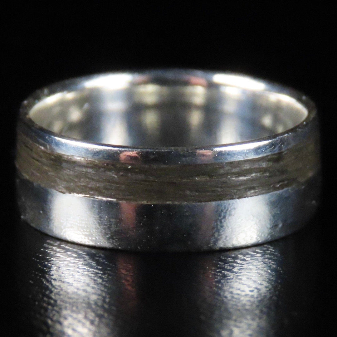 Atelier du bon bouleau Bagues Bague en bois et argent sterling ou or 14K - 18K personnalisée