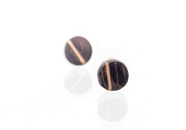 Atelier du bon bouleau Boucles d'oreilles en bois et argent sterling ou or 14K personnalisée