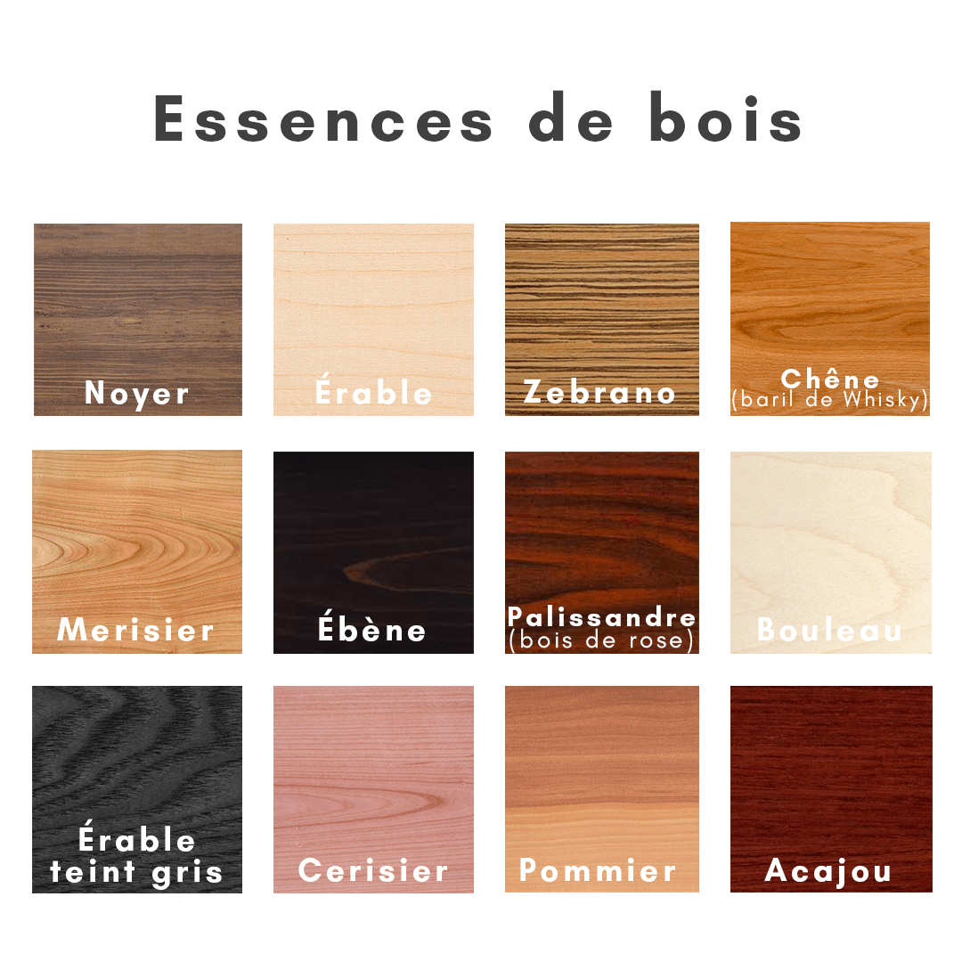 Atelier du bon bouleau Boucles d'oreilles en bois et argent sterling ou or 14K personnalisée