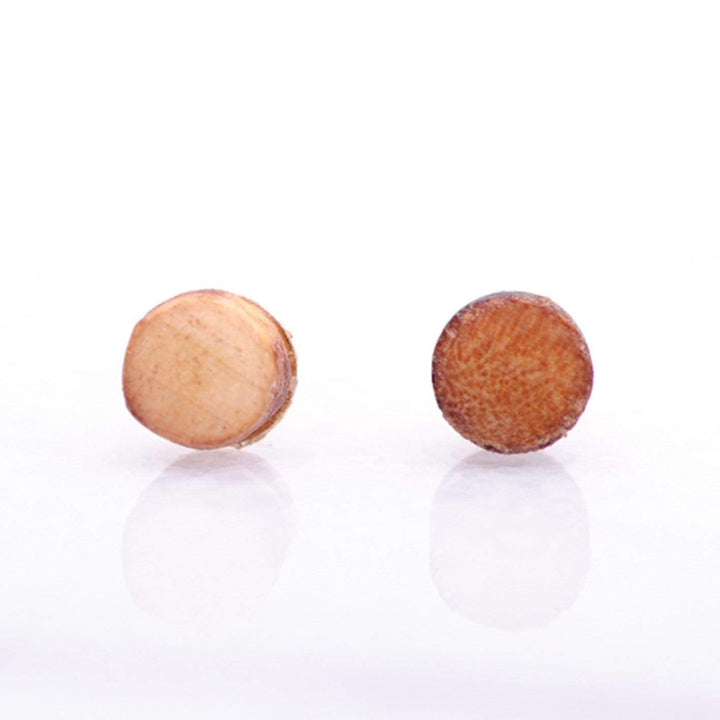 Atelier du bon bouleau Boucles d'oreilles minimalistes en bois personnalisée