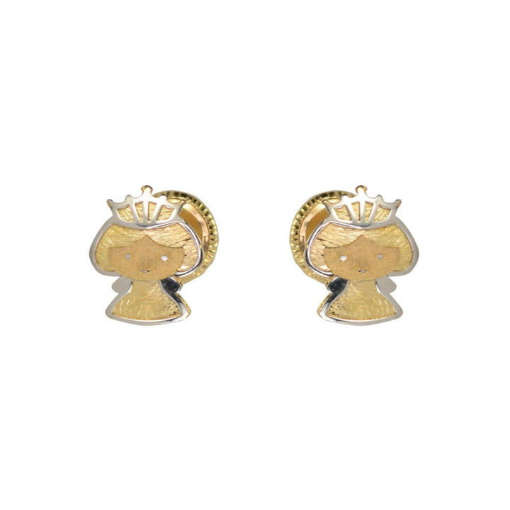 - Boucles d'oreilles Royales en or 10K