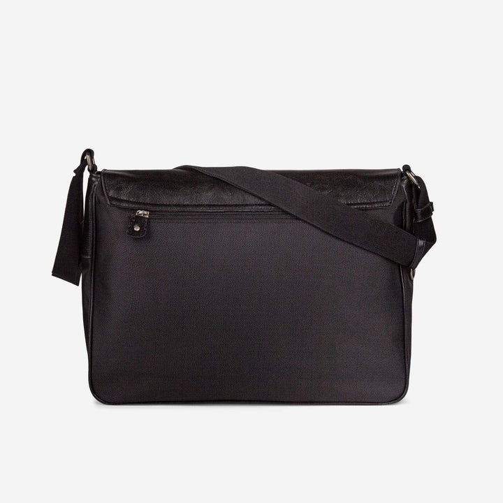 Bugatti Sac à bandoulière en cuir vegan noir