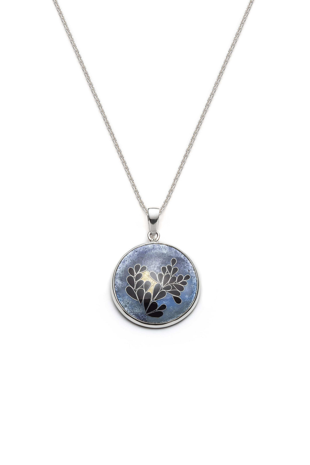 Gayane Avetisyan Collier Floral en argent fin et émail