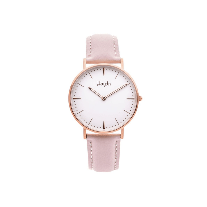 Haydn Montre Daphne avec bracelet en cuir