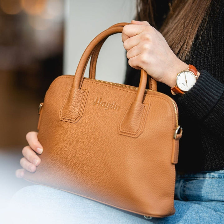 Haydn Sacs à main Cuir / Tan Sac à main Eva en cuir tan