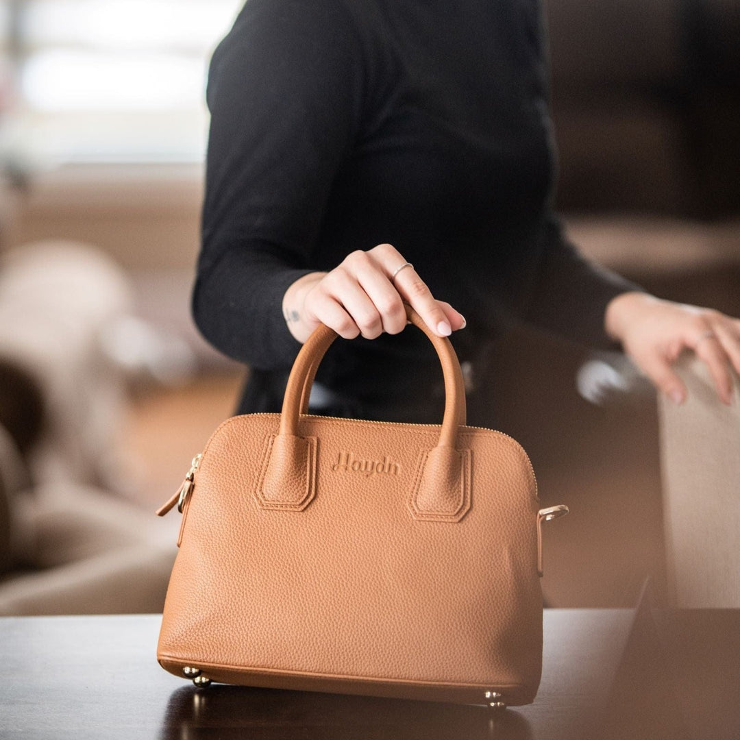 Haydn Sacs à main Cuir / Tan Sac à main Eva en cuir tan